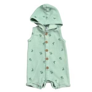 MODERN MOMENTS Cactus Hooded Romper 0-3m